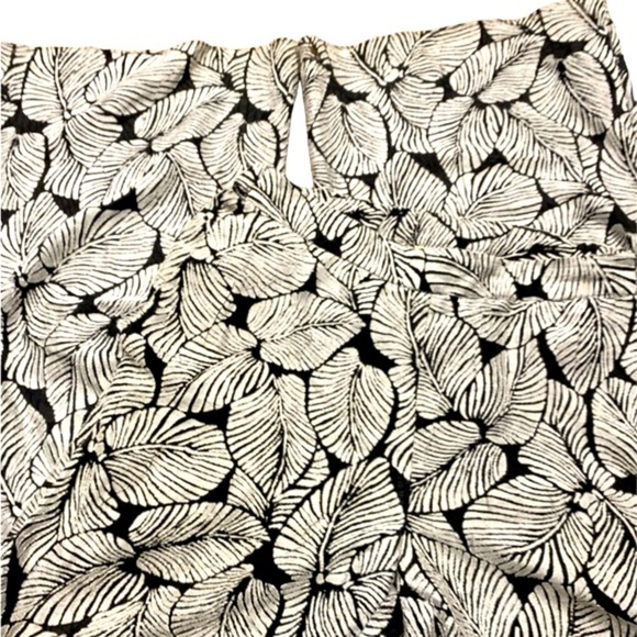Elevenses Anthropologie wide leg leaf pants size small - Picture 2 of 7